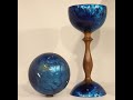 Woodturning | Goblet From a Bowling Ball