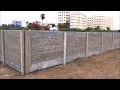 precast concrete Fence panels Residential