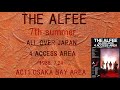 アルフィーのセットリストメドレー  7th Summer 1988.7.24 大阪湾南港特設会場「ALL OVER JAPAN 4 ACCESS AREA」ACT1