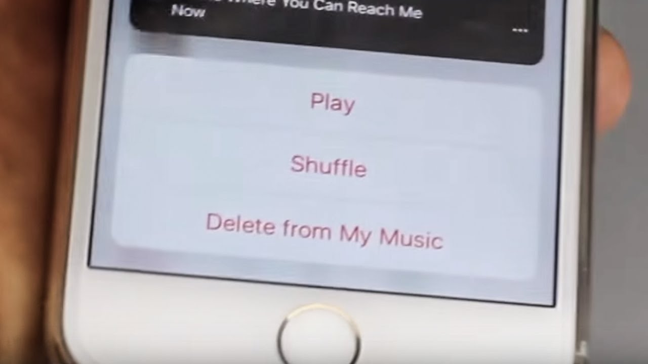 How to Delete U2 songs from my Music in iPhone 6S the quick way YouTube