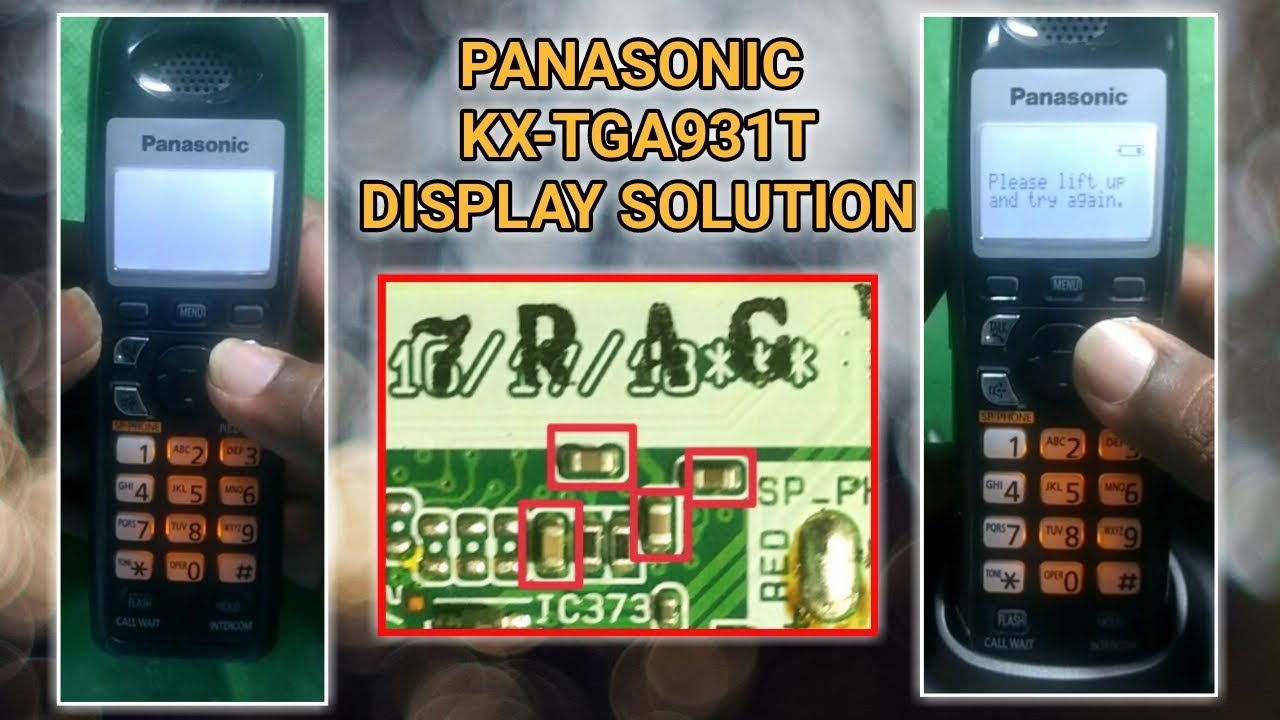 Panasonic cordless phone display problem Telugu YouTube