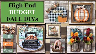 $1 HIGH END EASY FALL WOOD DIYs 2021 | DOLLAR TREE FALL DIYs | BUDGET FRIENDLY | FARMHOUSE DECOR