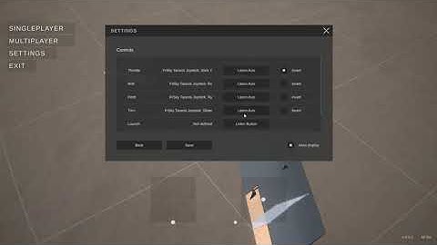 RWS – Added controls settings