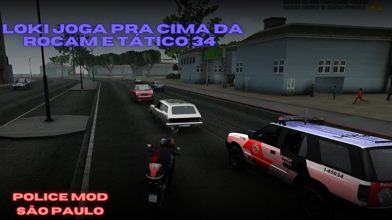 ROCAM E TÁTICO NO PINOTE  - GTA POLICIAL - SÃO PAULO - POLICEMOD V 1.2 | Mod by 