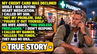 My Son Declined My Card While I Was Buying Heart Medicine—Then I Made One Call He Never Exp