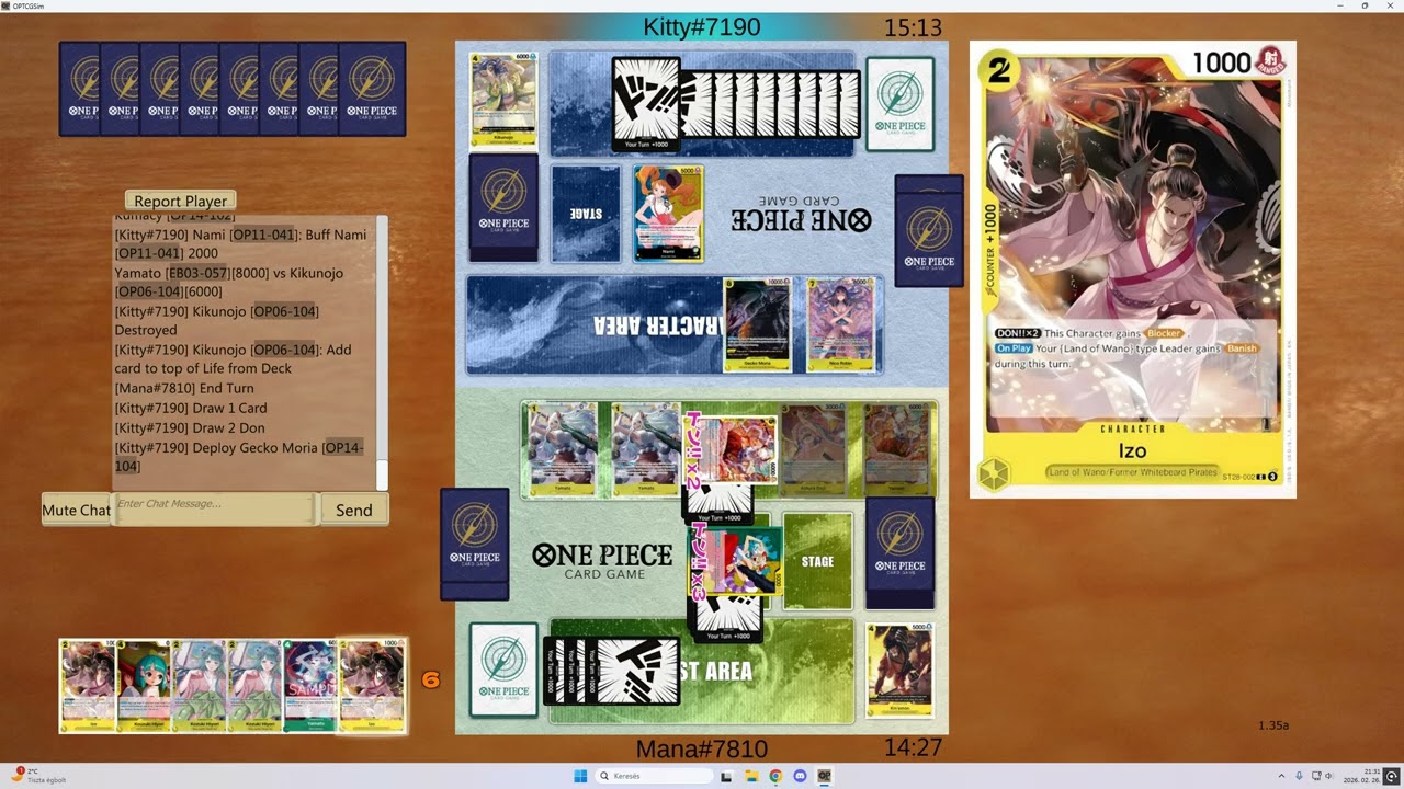 GY Yamato vs UY Nami