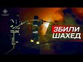 Над Сумами збили ворожий шахед, після падіння уламків сталась пожежа