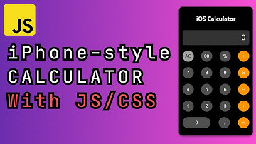 Replicate the official iOS Calculator Using HTML, CSS, and JavaScript