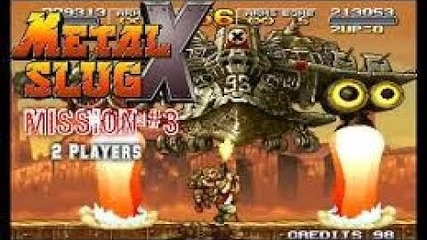 Perang di atas kereta api|-Metal Slug X-#MISSION 3