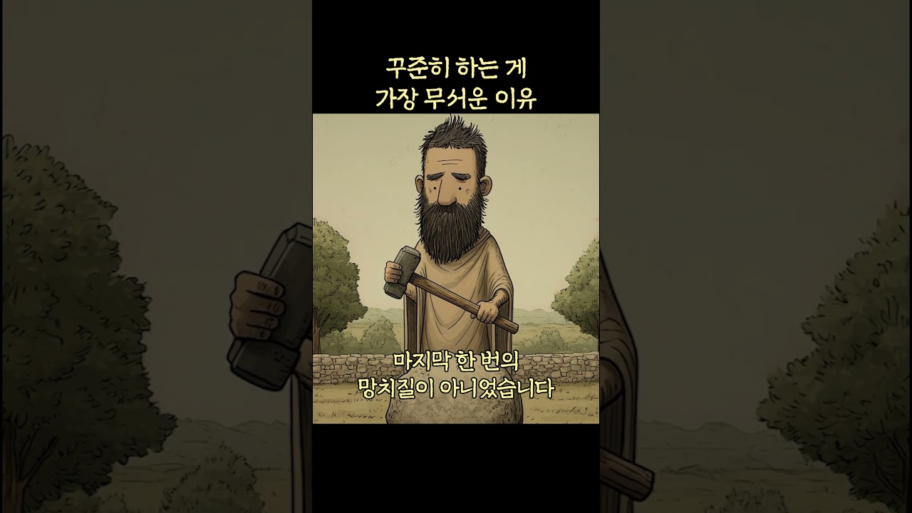 꾸준히 하는게 가장 무서운 이유 #shorts #인생 #행복 #자존감 #글귀 #책 #인간관계 #마인드셋 #명언 #조언