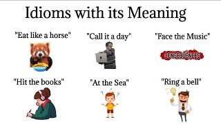 Idioms & Meanings | Ring a bell, At the sea, Call it a day | #idioms
