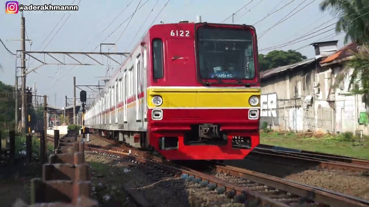 Hunting KRL Pagi Hari di Wesel Stasiun Pasar Minggu - Part 4