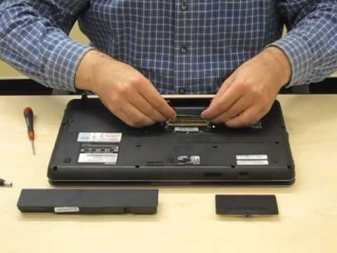 Toshiba L500/L505 Series: Memory replacement - YouTube