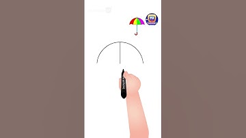 How to Draw an Umbrella #Shorts #drawingtutorial #drawingforkids #chuchutv #drawingshorts