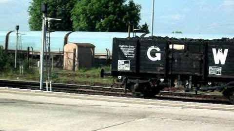 DB Schenker Class 66 Number 66237 Passing Didcot Parkway Working A Car Train With A Tone