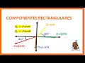 COMPONENTES RECTANGULARES CON 3 O MAS VECTOR @jeans murillo