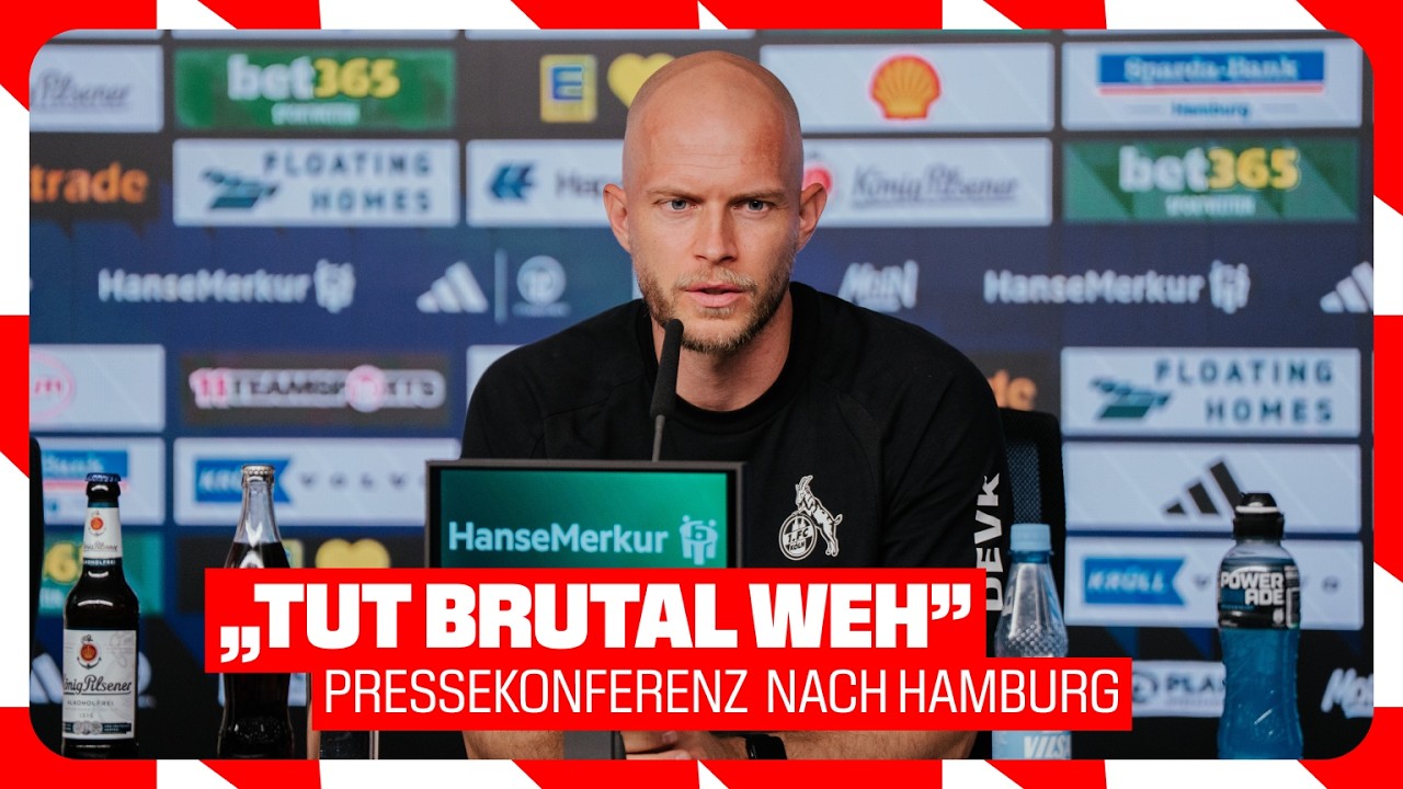 „Müssen die guten Sachen rausziehen“ - Pressekonferenz nach Hamburg | Hamburger SV - 1. FC Köln 2:1
