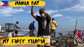 My First Tilapia | Fishing Tilapia | Bait and Wait Fishing | Manila Bay Fishing | EP7.
