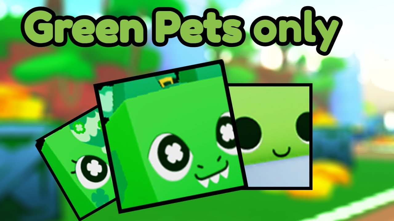 One Color Pet Pet Simulator with ONE COLOR Pet Only! - YouTube
