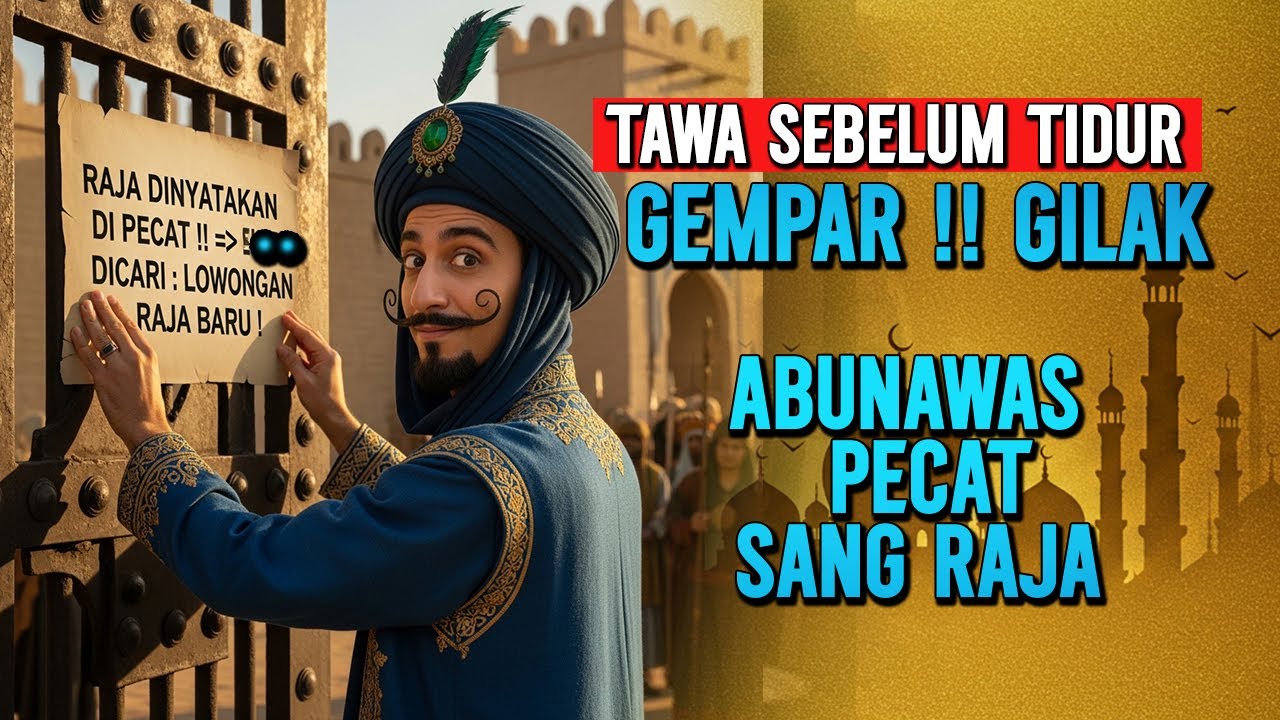 ABUNAWAS PECAT SANG RAJA - KISAH LUCU PENGANTAR TIDUR