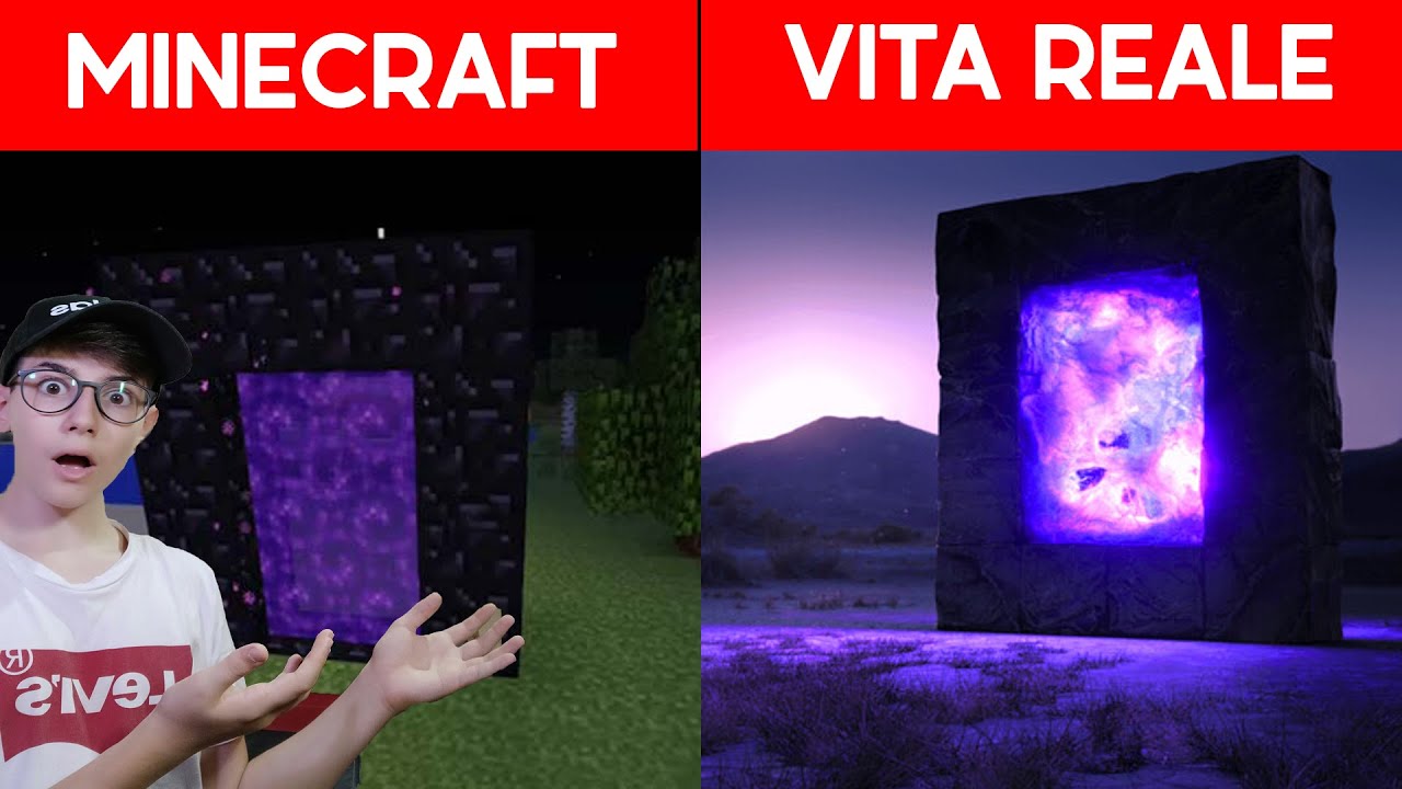 GLI OGGETTI DI MINECRAFT nella VITA REALE!! | Minecraft:reaction - YouTube