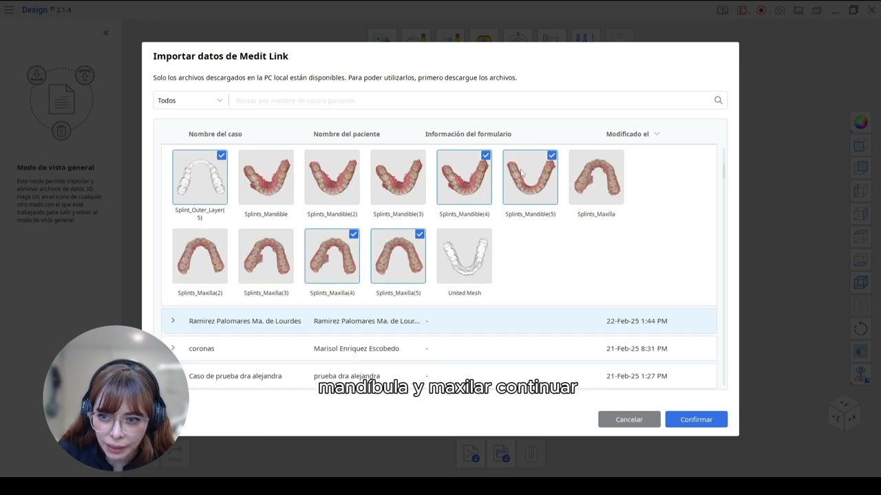 3. Férula de reposición anterior: casos especiales