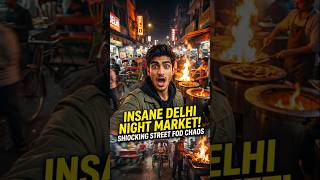 Chandni Chowk Street Food Madness 🔥 Must Watch! #pov