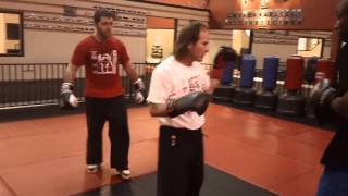 Sensei Benny "The Jet" teaching kickboxing drills and talking about his online training