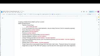 ISU Module 2 - Math Lab Themes "Occurrences" Brainstorm (3rd Video)