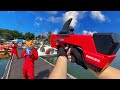 Nerf war  amusement park battle 2  nerf first person shooter