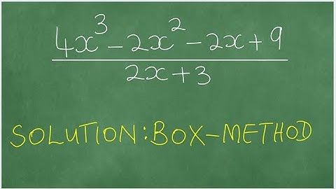 Polynomial Division. Box Method. Area-Model. Generic Rectangle Method.