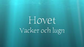 Video thumbnail of "Hovet - Vacker och lugn"