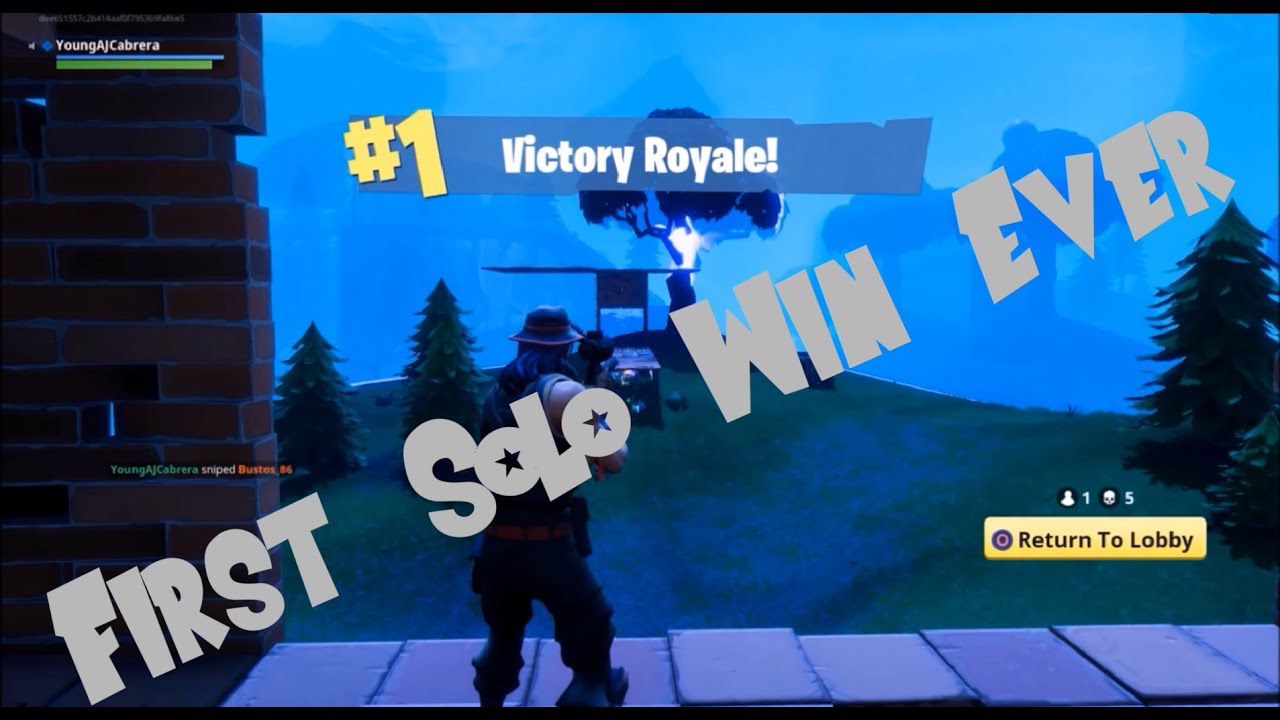 Fortnite Battle Royale - MY VERY 1ST SOLO WIN (Multiple Solo Wins)