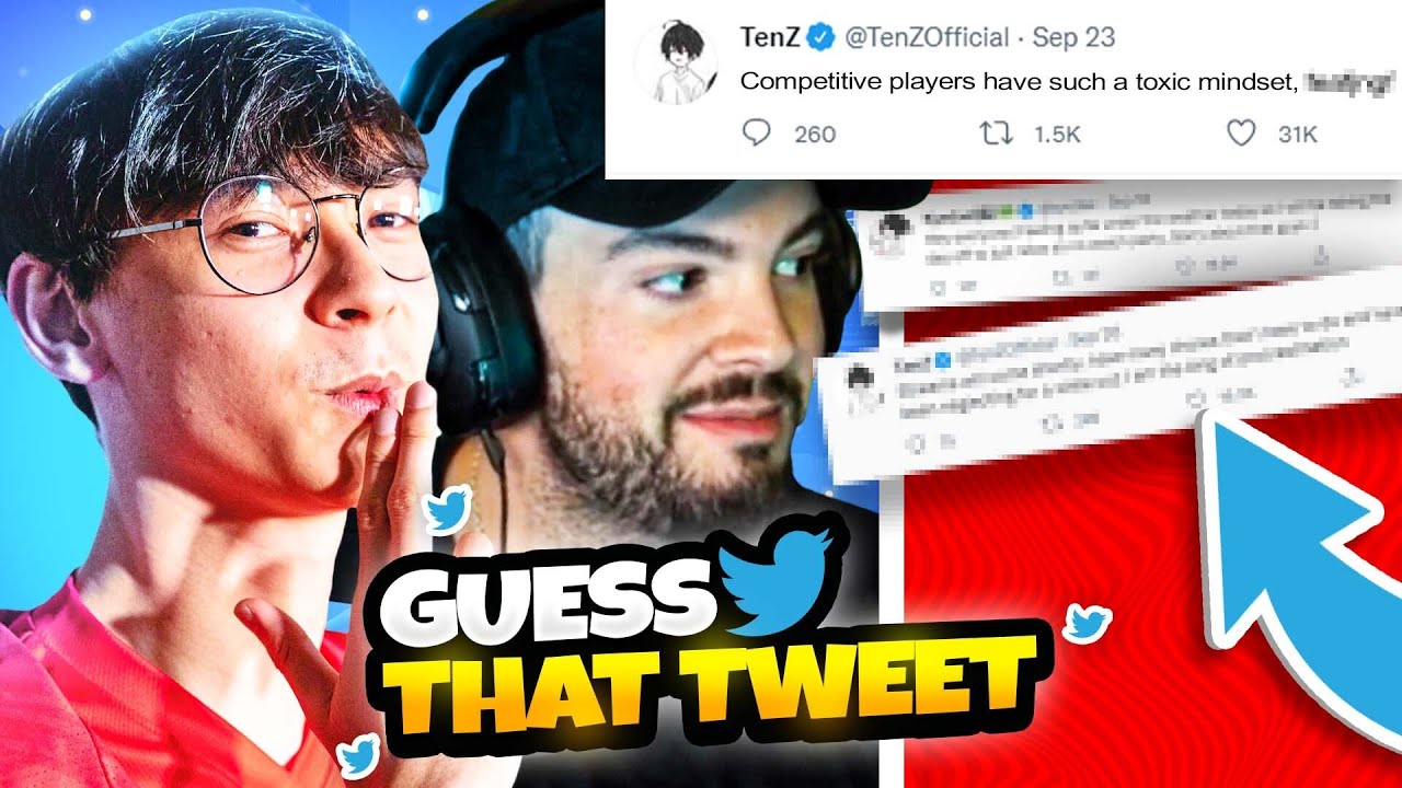 TenZ said What? Valorant Pros GUESS THAT TWEET ft 100T Hiko, Steel, Asuna & More