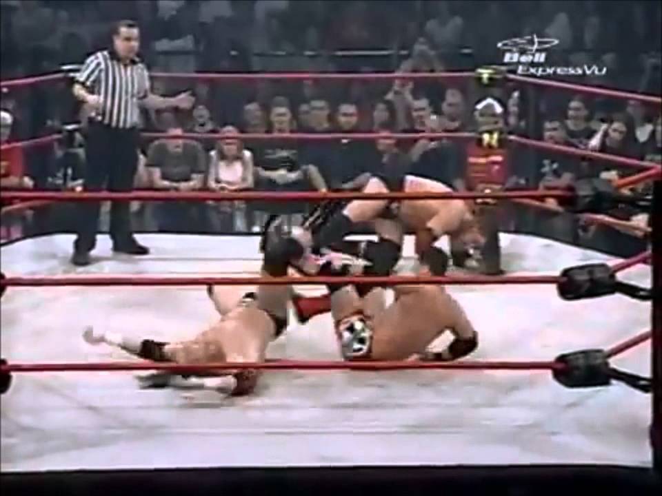 AJ Styles & Christopher Daniels Vs. AMW HD Highlights- Sacrifice 2006