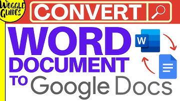How to convert a Word document to a Google Doc