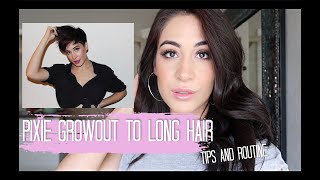 Hair Routine : How I Got LONG Hair, FAST - Pixie Growout