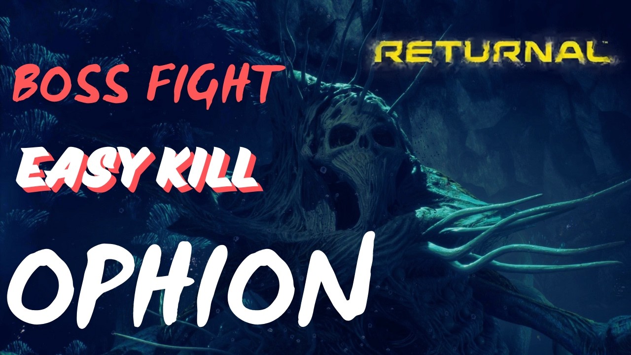 Returnal - How to beat Ophion Boss & Ending (Final boss Fight, Abyssal Scar) (4K with Cutscene)