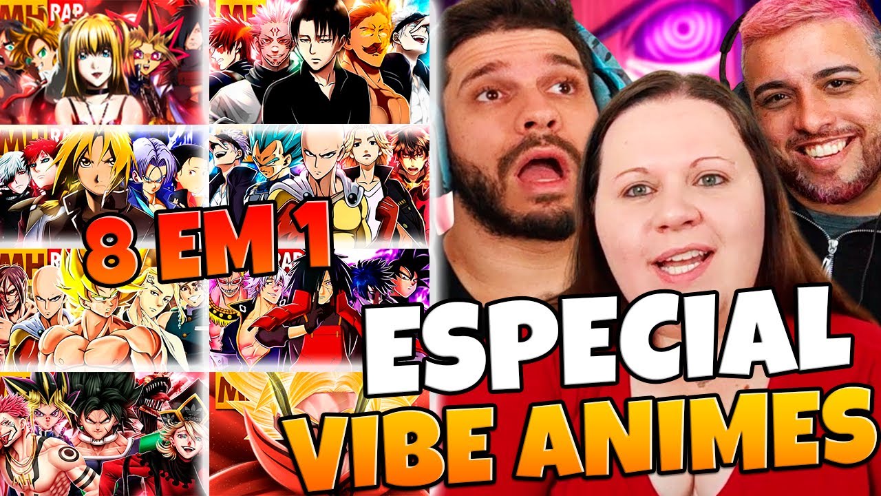 ESPECIAL TODOS OS VIBE ANIMES 1 AO 8 | MHRAP | FAMILY REACTS