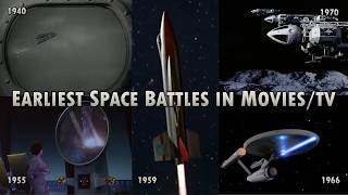 Earliest Space battles in Movies-TV before Star-Wars 1977