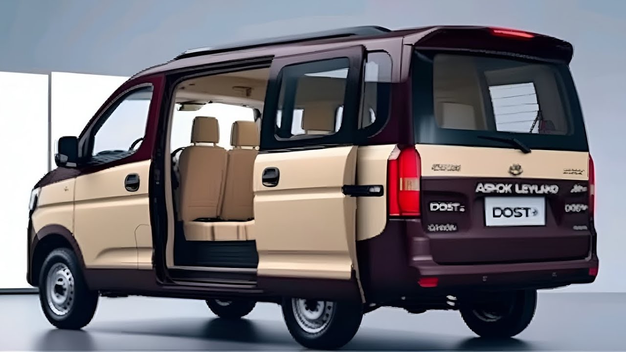 2026 Ashok Leyland Dost 10-Seater Van Review | क्रेम रंग, 8 लाख के अंदर दमदार वैन