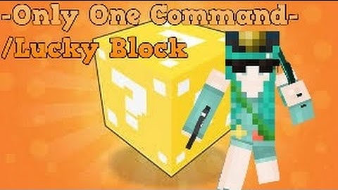Minecraft - Only One Command /Lucky Block/ - No Forge ( Mods ) Pure Vanilla