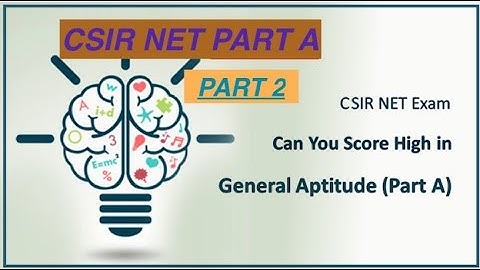 PART  A || SOLVED CSIR NET JUNE 2018||