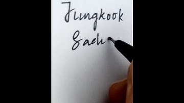 jungkook and comment your name and song⬇️#btsjungkook #letters #calligraphy #taehyung