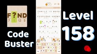 Code Busters Level 158 Walkthrough 🧩 | All Puzzle Solutions| Solutionguruji