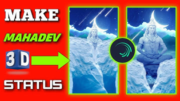 How to Make Mahadev 3D Reels || Mahadev 3D Status Edit || K.H.D.