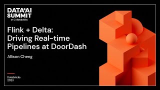 Flink + Delta: Driving Real-time Pipelines at DoorDash screenshot 4