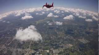 AFF student Robert Schwartzmiller's level 7 skydive