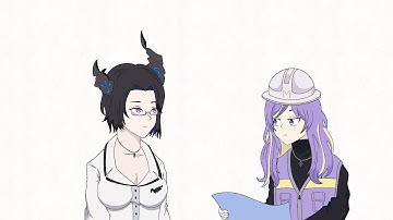 Nerissa wants Moona to be a Kid (HoloID, Advent, Justice) |HololiveAnimation|