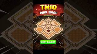 No One Can 3-Star This TH10 War Base 🔥